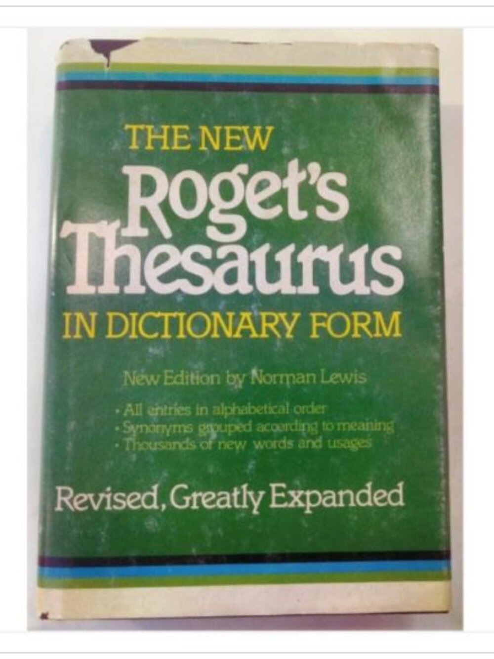 The New Roget's Thesaurus Dictionary Form G.P. Putnam 1977 PB